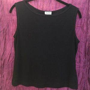 BCBG Max Azria Black Sheer Tank